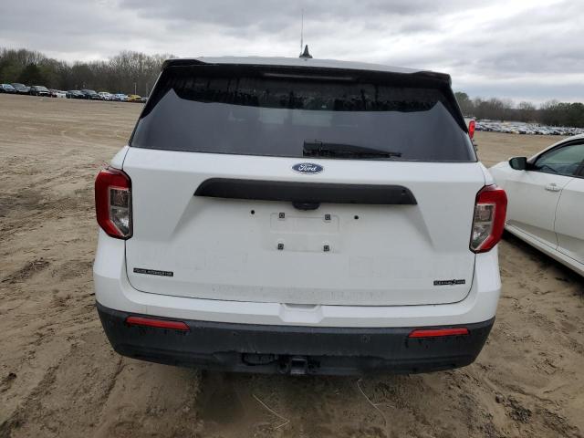 1FM5K8AB1LGA84755 - 2020 FORD EXPLORER POLICE INTERCEPTOR WHITE photo 6