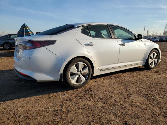 KNAGN4AD6F5079868 - 2015 KIA OPTIMA HYBRID WHITE photo 3