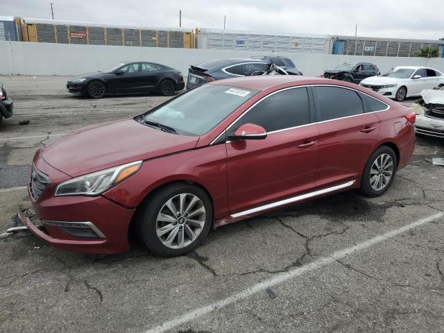 5NPE34AF1GH318746 - 2016 HYUNDAI SONATA SPORT Kastanienbraun Foto 1