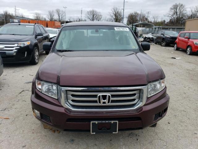 5FPYK1F26CB453418 - 2012 HONDA RIDGELINE RT MAROON photo 5