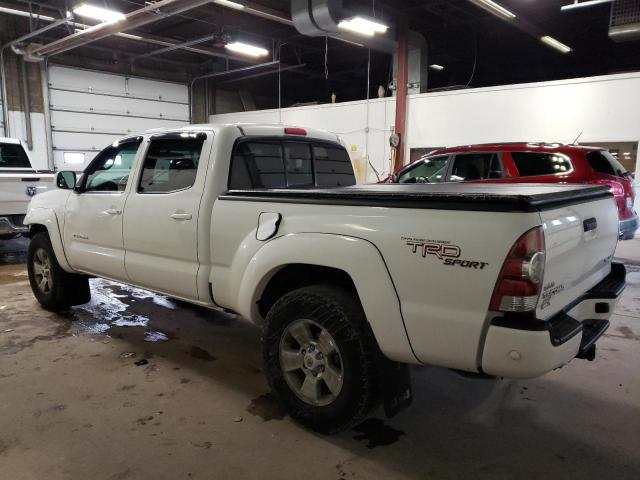 3TMMU52N19M012535 - 2009 TOYOTA TACOMA DOUBLE CAB LONG BED WHITE photo 2