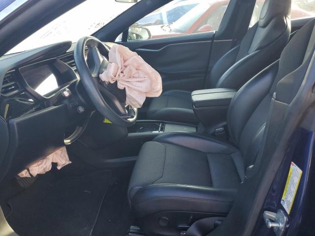 5YJSA1E22JF282652 - 2018 TESLA MODEL S BLUE photo 7