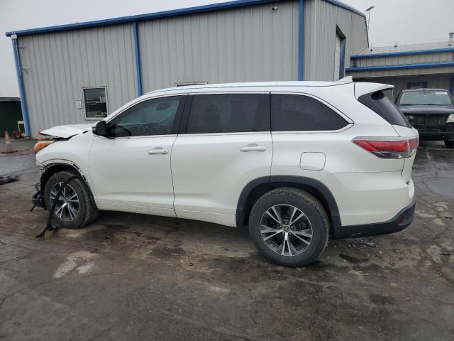 5TDKKRFH6GS163229 - 2016 TOYOTA HIGHLANDER XLE 白色 照片 2