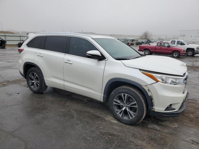 5TDKKRFH6GS163229 - 2016 TOYOTA HIGHLANDER XLE 白色 照片 4
