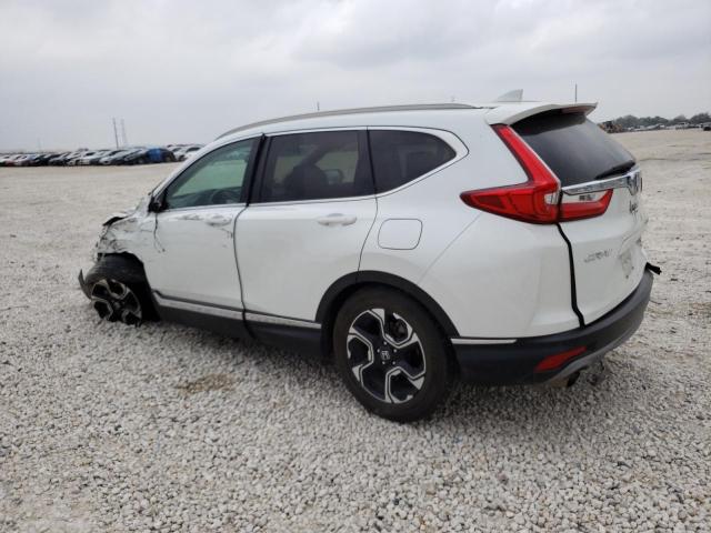 7FARW1H9XKE006539 - 2019 HONDA CR-V TOURING WHITE photo 2