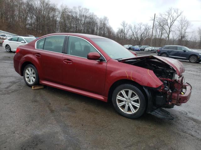 4S3BMBC62B3241004 - 2011 SUBARU LEGACY 2.5I PREMIUM RED photo 4