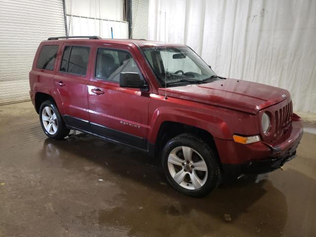 1C4NJRFB0DD249820 - 2013 JEEP PATRIOT LATITUDE MAROON photo 4