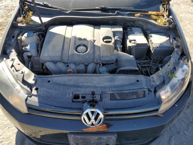 WVWBB7AJ5DW124075 - 2013 VOLKSWAGEN GOLF BLACK photo 11