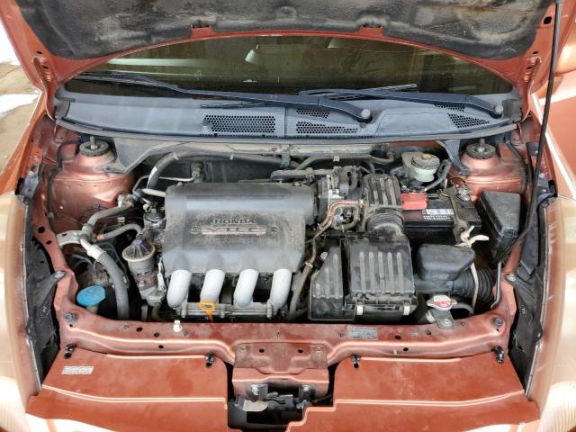 JHMGD38657S012106 - 2007 HONDA FIT S ORANGE photo 11