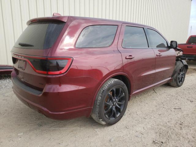 1C4RDHDG1LC408186 - 2020 DODGE DURANGO GT MAROON photo 3