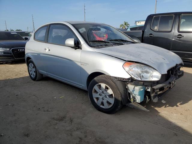 KMHCM3AC7AU184807 - 2010 HYUNDAI ACCENT BLUE SILVER photo 4