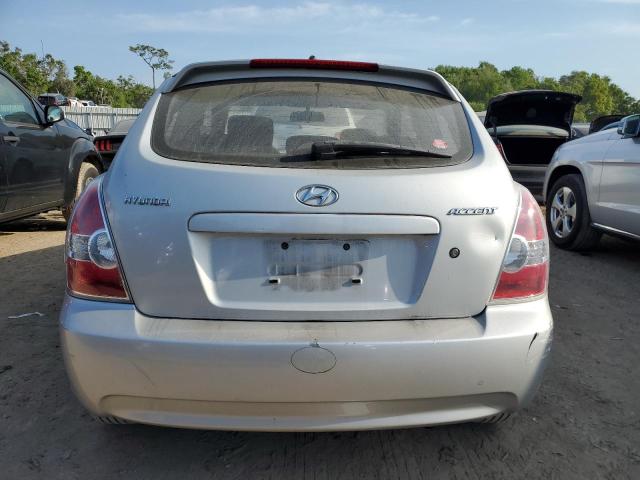 KMHCM3AC7AU184807 - 2010 HYUNDAI ACCENT BLUE SILVER photo 6