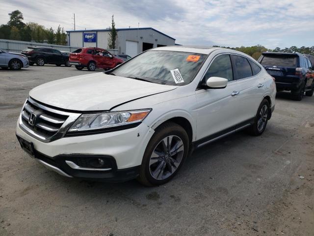 5J6TF1H58EL000068 - 2014 HONDA CROSSTOUR EXL WHITE photo 1