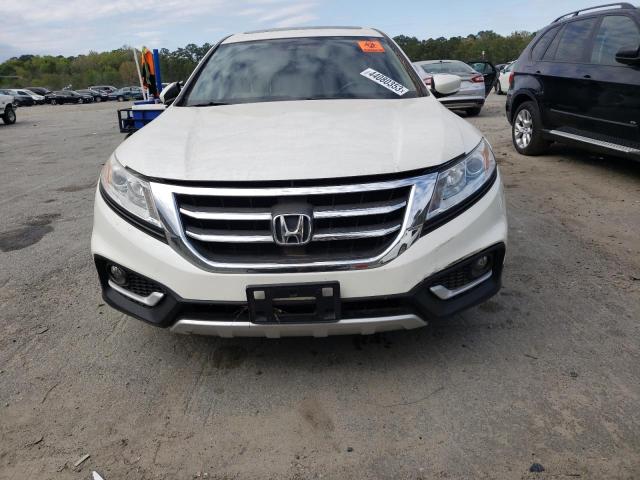 5J6TF1H58EL000068 - 2014 HONDA CROSSTOUR EXL WHITE photo 5