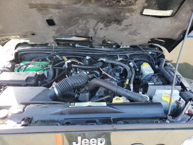 1J4HA5H13AL129614 - 2010 JEEP WRANGLER U SAHARA GREEN photo 12