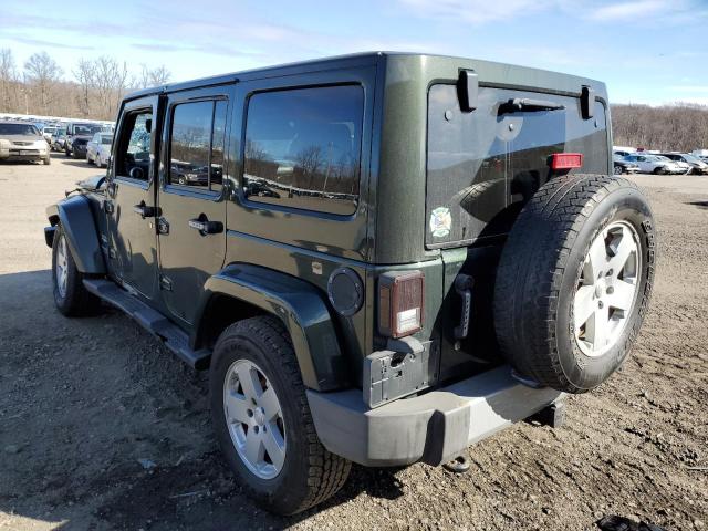 1J4HA5H13AL129614 - 2010 JEEP WRANGLER U SAHARA GREEN photo 2