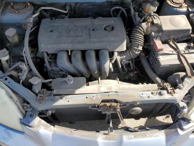 2T1KR32E65C360394 - 2005 TOYOTA COROLLA MA XR BLUE photo 11