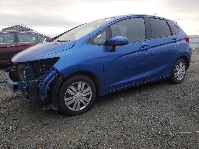 JHMGK5H58GS006843 - 2016 HONDA FIT LX BLUE photo 1