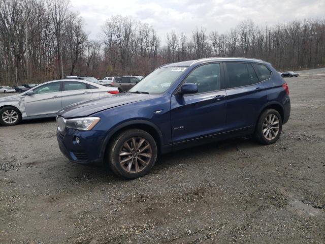 5UXWX9C54F0D54535 - 2015 BMW X3 XDRIVE28I BLUE photo 1