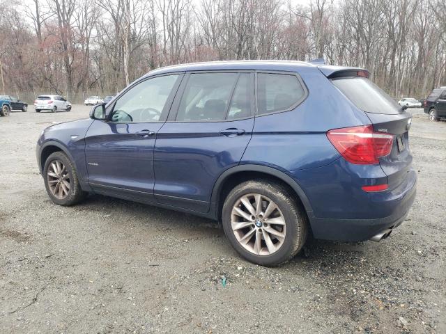 5UXWX9C54F0D54535 - 2015 BMW X3 XDRIVE28I BLUE photo 2