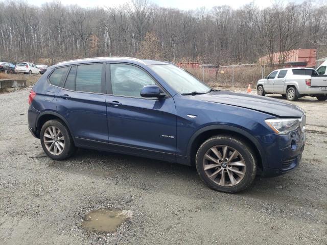 5UXWX9C54F0D54535 - 2015 BMW X3 XDRIVE28I BLUE photo 4