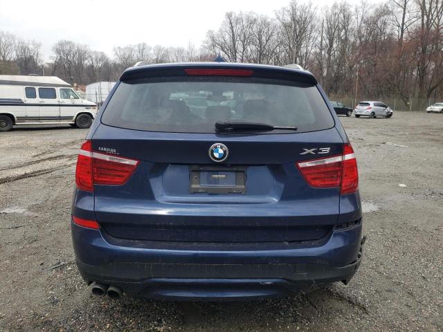 5UXWX9C54F0D54535 - 2015 BMW X3 XDRIVE28I BLUE photo 6
