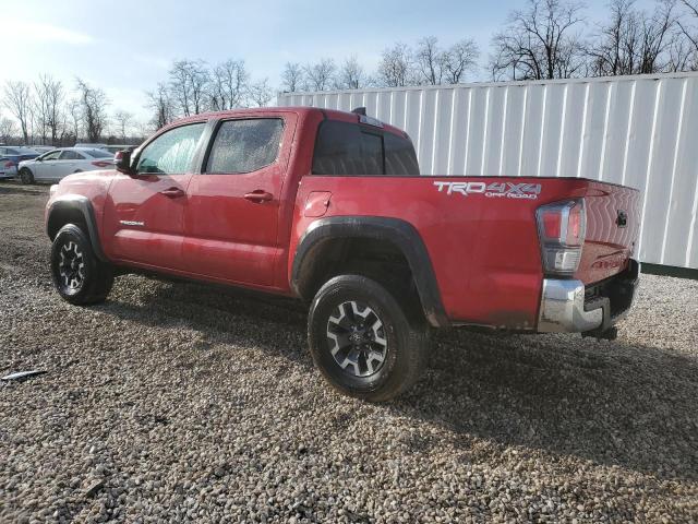 5TFCZ5AN9MX270562 - 2021 TOYOTA TACOMA DOUBLE CAB RED photo 2