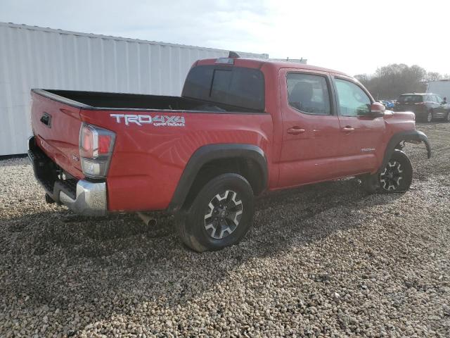 5TFCZ5AN9MX270562 - 2021 TOYOTA TACOMA DOUBLE CAB RED photo 3