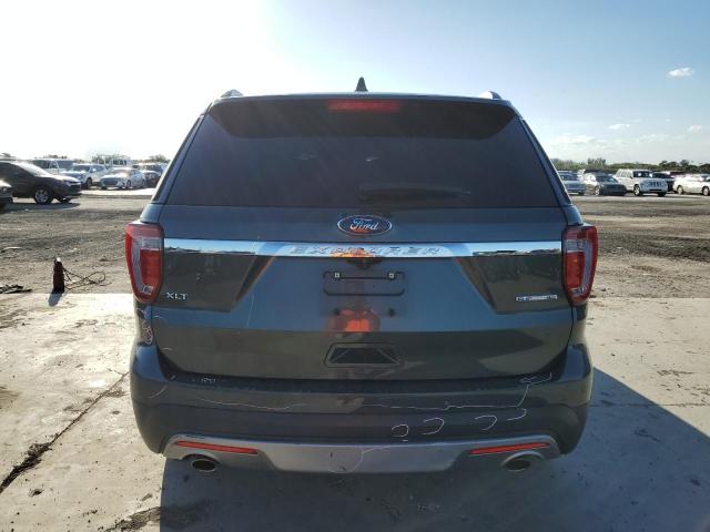 1FM5K7D8XGGA32587 - 2016 FORD EXPLORER XLT GRAY photo 6