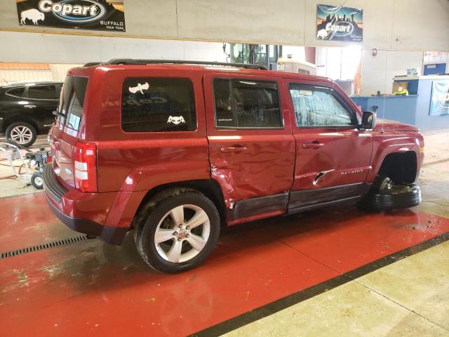 1C4NJRFBXED897893 - 2014 JEEP PATRIOT LATITUDE MAROON photo 3