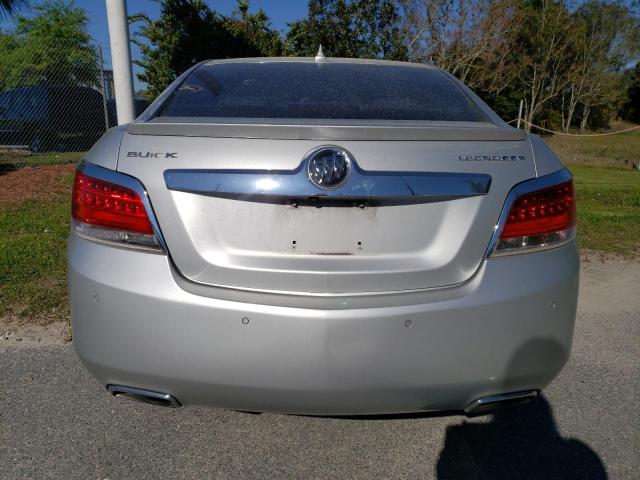 1G4GJ5E39CF142386 - 2012 BUICK LACROSSE TOURING SILVER photo 6