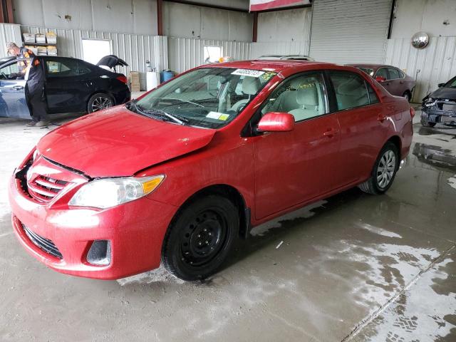 2T1BU4EE9DC977934 - 2013 TOYOTA COROLLA BASE RED photo 1