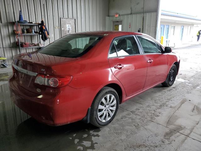 2T1BU4EE9DC977934 - 2013 TOYOTA COROLLA BASE RED photo 3
