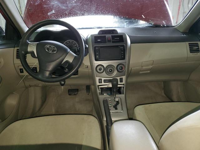 2T1BU4EE9DC977934 - 2013 TOYOTA COROLLA BASE RED photo 8
