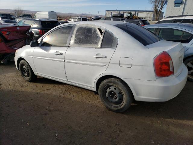 KMHCN46C29U366616 - 2009 HYUNDAI ACCENT GLS WHITE photo 2