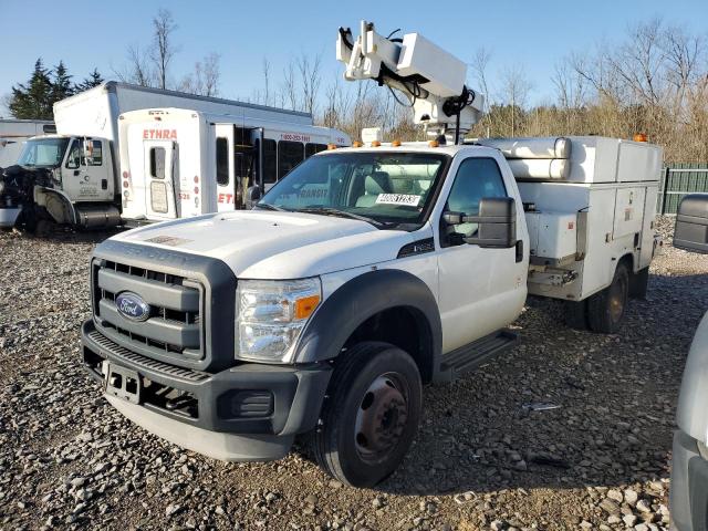 1FDUF4GY9CEC07279 - 2012 FORD F450 SUPER DUTY WHITE photo 1