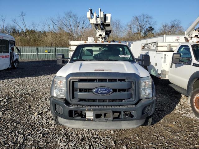 1FDUF4GY9CEC07279 - 2012 FORD F450 SUPER DUTY WHITE photo 5