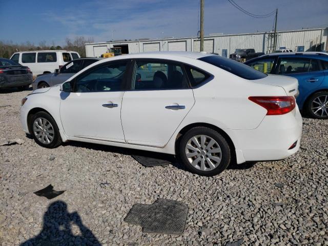 3N1AB7AP2HY216018 - 2017 NISSAN SENTRA S WHITE photo 2