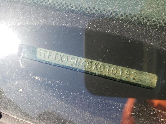 5TFTX4CN4BX010192 - 2011 TOYOTA TACOMA ACCESS CAB Қара фото 12