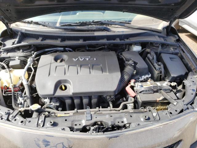 2T1BU4EEXAC503227 - 2010 TOYOTA COROLLA BASE BLACK photo 11