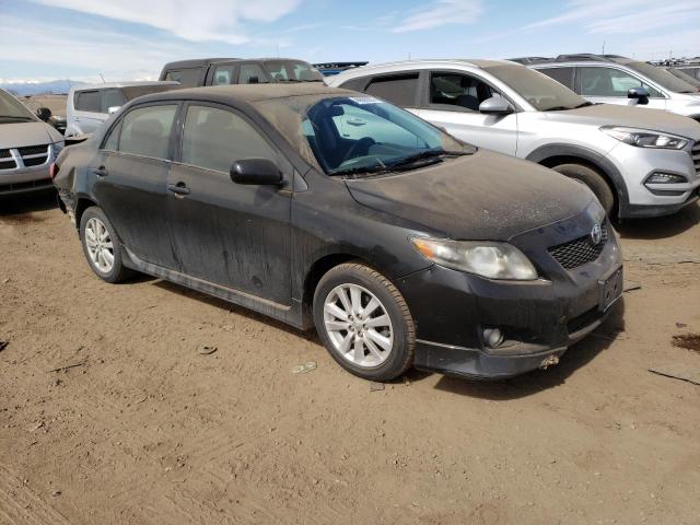 2T1BU4EEXAC503227 - 2010 TOYOTA COROLLA BASE BLACK photo 4