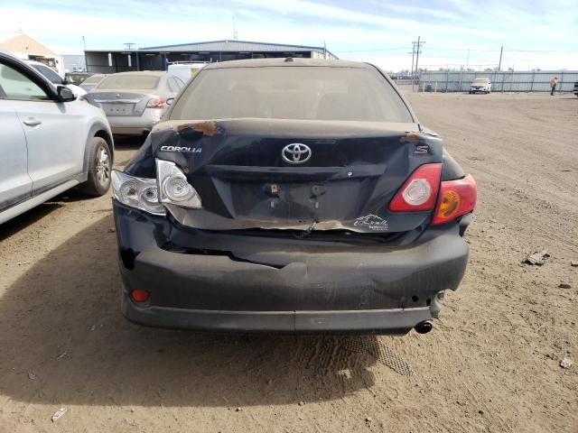 2T1BU4EEXAC503227 - 2010 TOYOTA COROLLA BASE BLACK photo 6