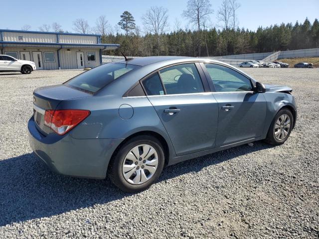 1G1PC5SH6C7356480 - 2012 CHEVROLET CRUZE LS TEAL photo 3