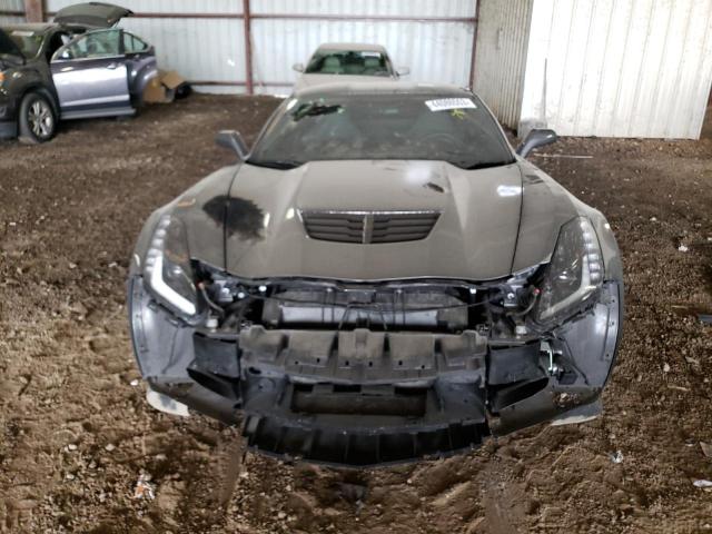 1G1YU2D62G5612269 - 2016 CHEVROLET CORVETTE Z06 3LZ GRAY photo 5