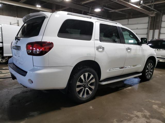 5TDJY5G18KS173385 - 2019 TOYOTA SEQUOIA LIMITED WHITE photo 3