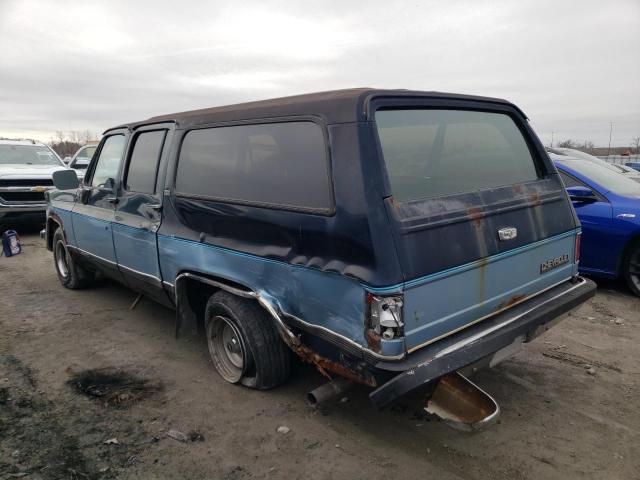 1GNER16K6KF105157 - 1989 CHEVROLET SUBURBAN R1500 TWO TONE photo 2