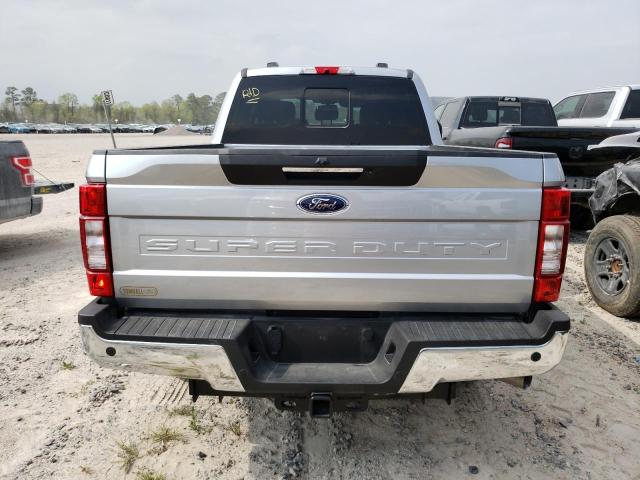 1FT7W2A64NEE65080 - 2022 FORD F250 SUPER SILVER photo 6