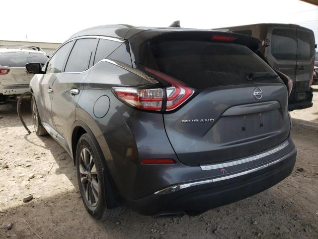 5N1AZ2MG7HN178639 - 2017 NISSAN MURANO S GRAY photo 2