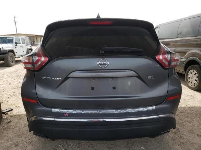 5N1AZ2MG7HN178639 - 2017 NISSAN MURANO S GRAY photo 6