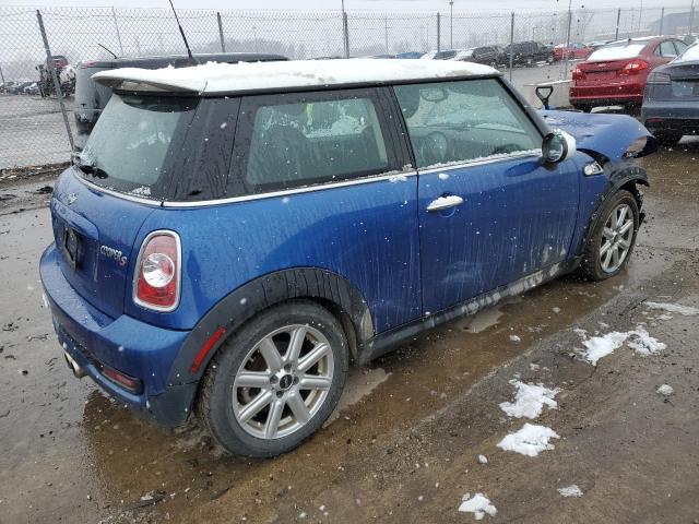 WMWSV3C53DT479342 - 2013 MINI COOPER S BLUE photo 3